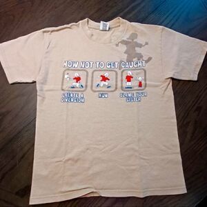 Pacific Sports tan tee 